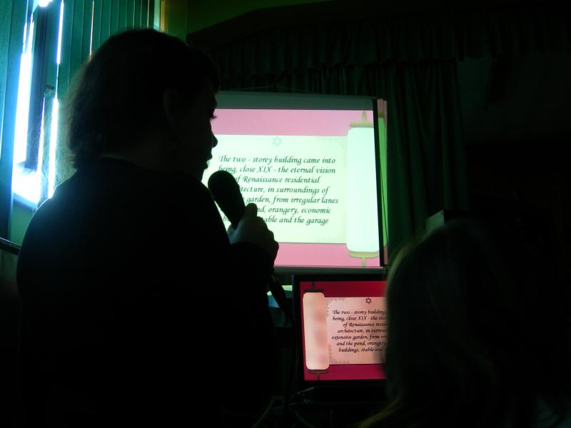 Prezentacja historii gliwickich ydw. Padziernik 2007. Fot.: Braciszek