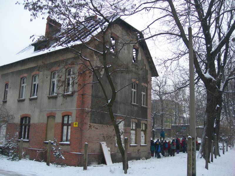 Budynek mieszkalny przy ul. Jagiellońskiej 38a. Listopad 2007. Fot.: Braciszek